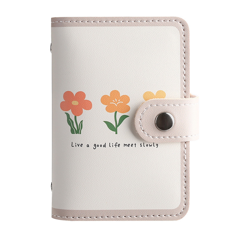 A fresh and cute card case for women, anti-demagnetization multi-position anti-demagnetization ID card jacket, a bestseller in foreign trade, with large capacity Item Picture
