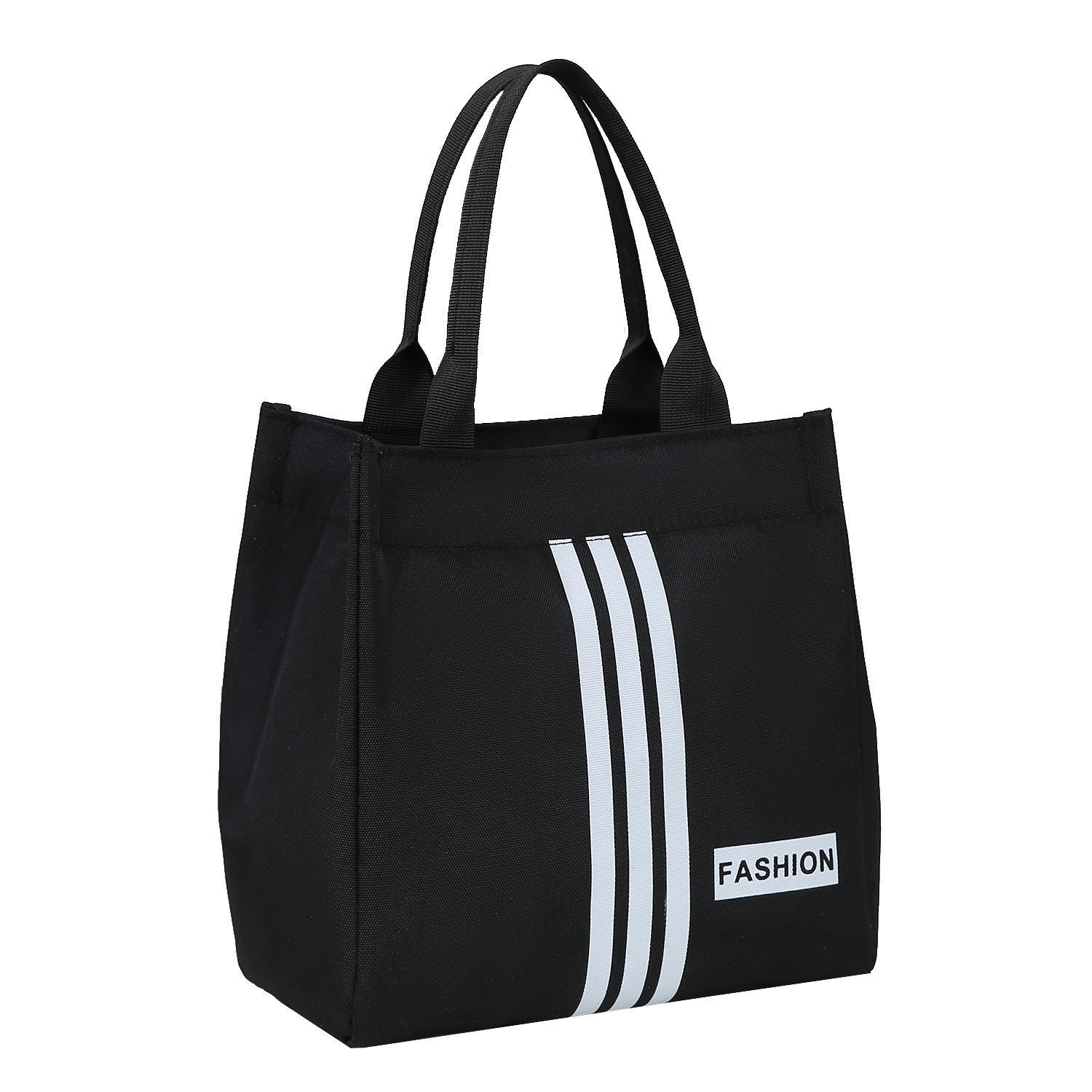 The new cosmetic bag features a high level of appearance. It is a Korean-style sporty hand-held travel, toiletries, storage, mommy bag, and commuting lunch box bag Item Picture