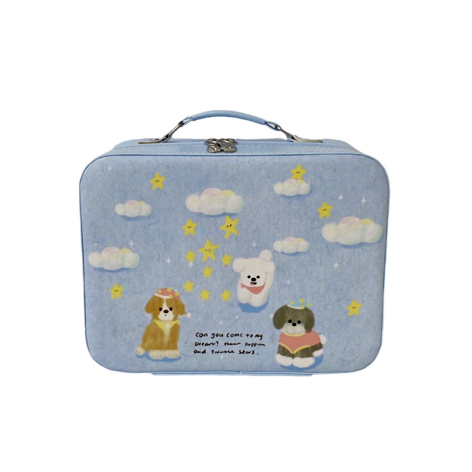 Cartoon Puppy Makeup Bag 2025 New style makeup box, high appearance level, large capacity skin care product storage, portable makeup box Item Picture