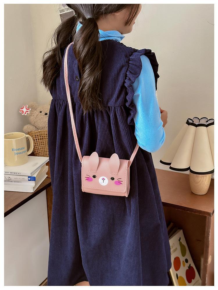 2024 New cute cartoon mini children's crossbody coin purse for kindergartens, Korean version of Korean girls' single-shoulder girls' bag undefined
