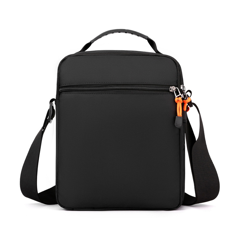 Men's trendy and simple color-blocking single-shoulder bag, nylon waterproof casual crossbody bag, direct sales from outdoor travel manufacturer Item Picture