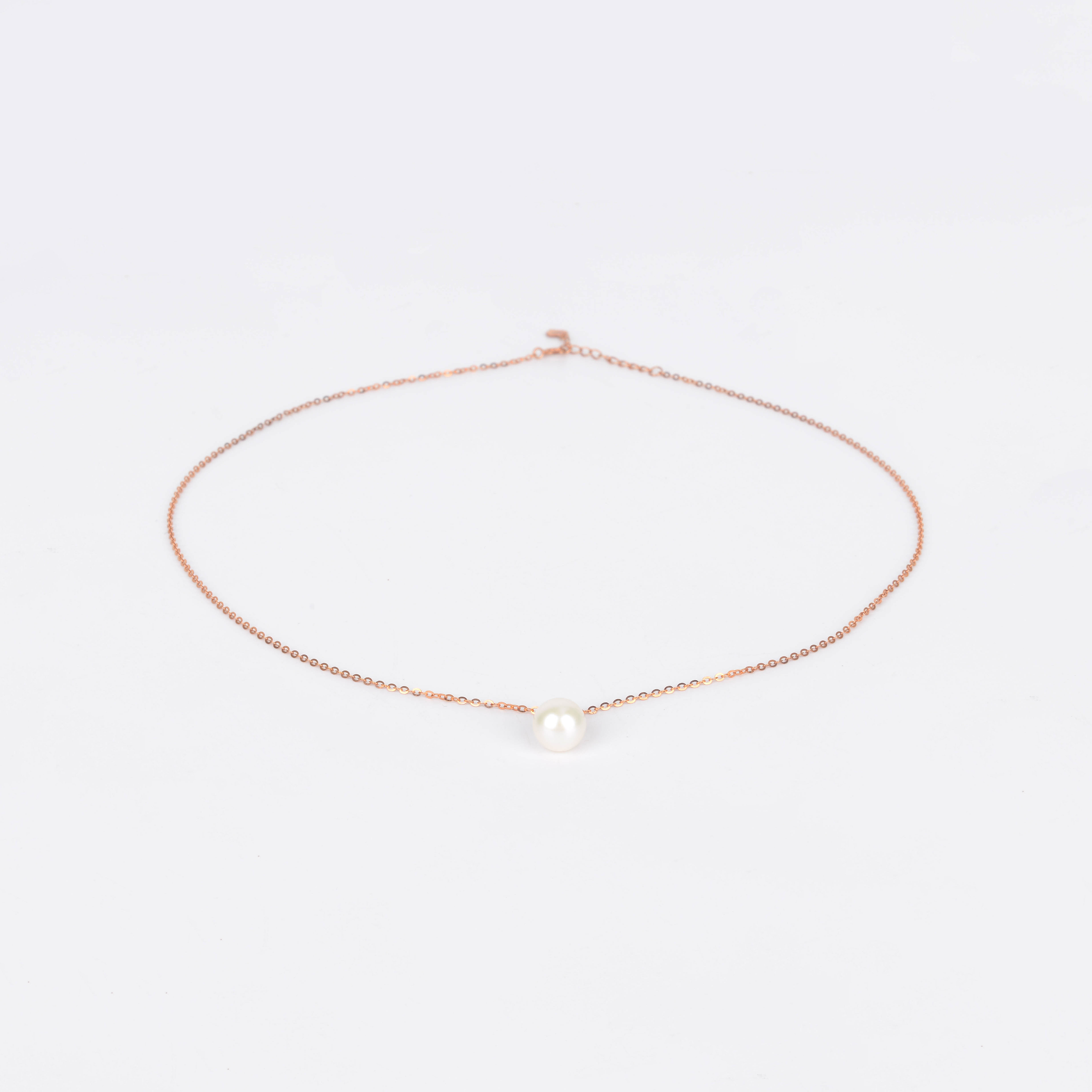 项链/珍珠项链/不锈钢饰品/银饰/不锈钢项链细节图