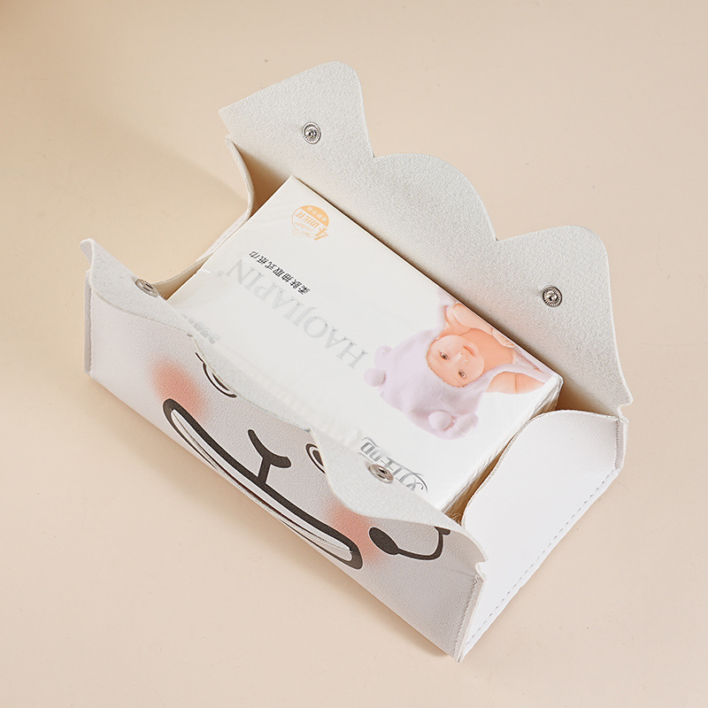 The new cute tissue box from Ailun is a multi-functional storage box for home living room and bedroom tissues Specification drawing