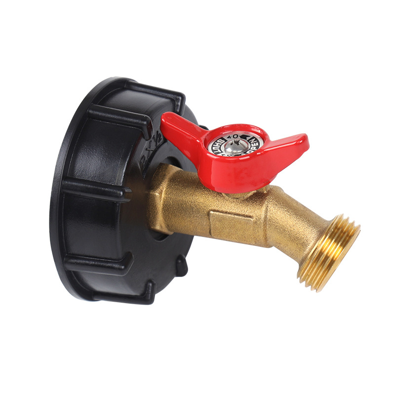 Cross-border Amazon temu brass garden hose valve faucet with ton bucket lid butterfly American standard faucet factory Item Picture