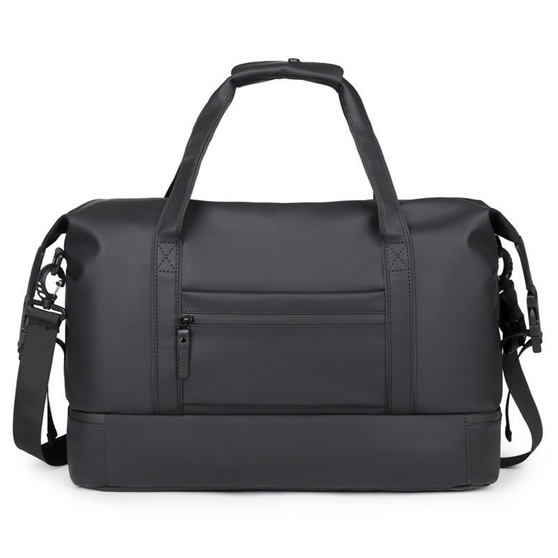 Large-capacity travel bag for men, business trip handbag, single-shoulder dry and wet luggage bag, separate fitness travel bag, short Application Scenario