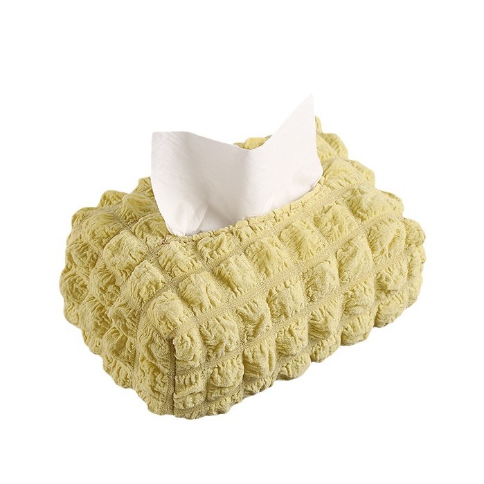 New hand-sewn fabric tissue box, tissue cover, tissue hanging bag, home, living room, car tissue box, ins style Item Picture