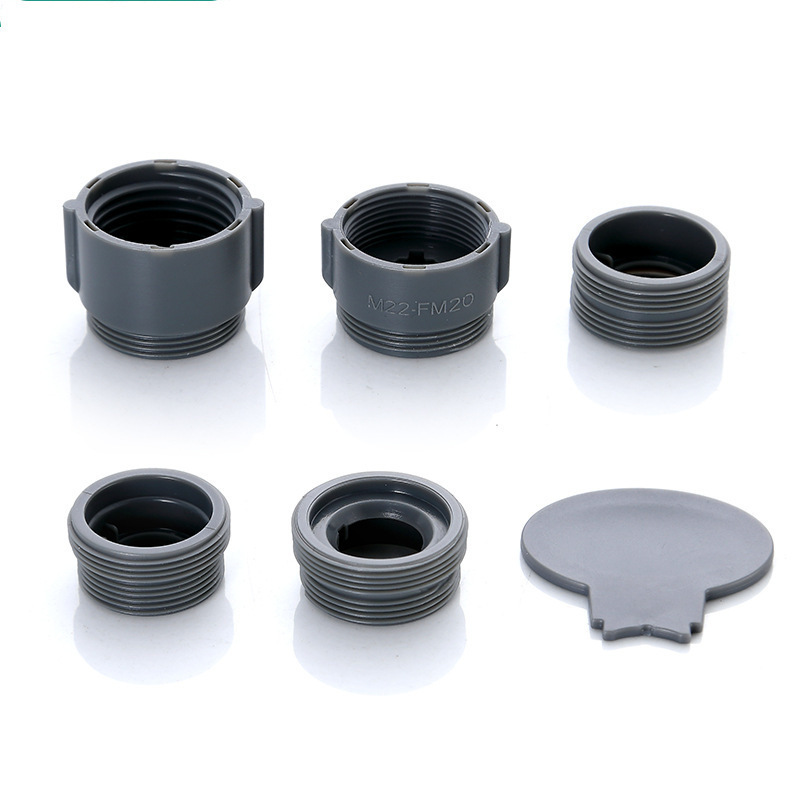 Faucet adapter foaming machine adapter accessory package 22 to 24 external thread 20 internal thread interface adapter head Item Picture