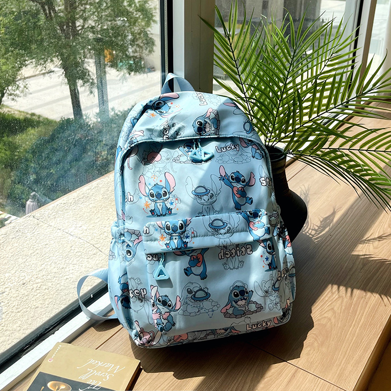 New cross-border Teddy backpack, large-capacity fashionable travel backpack for girls, printed nylon schoolbag for junior high school students Application Scenario