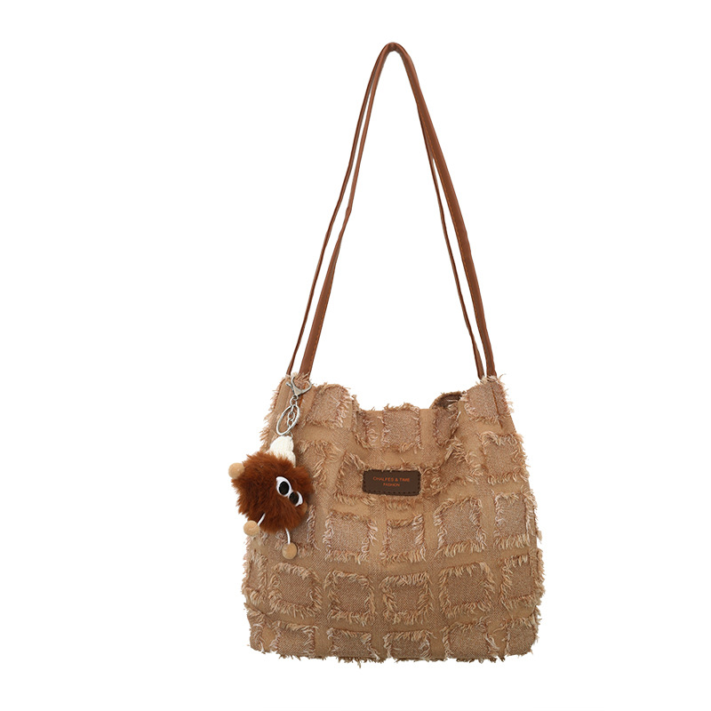 High-end style large handbag for women 2023 new fashion hand-held commuter tote bag, student class shoulder bag with large capacity Item Picture