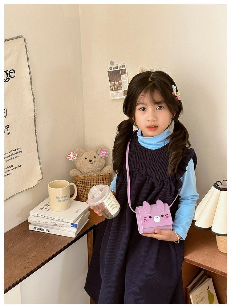 2024 New cute cartoon mini children's crossbody coin purse for kindergartens, Korean version of Korean girls' single-shoulder girls' bag undefined