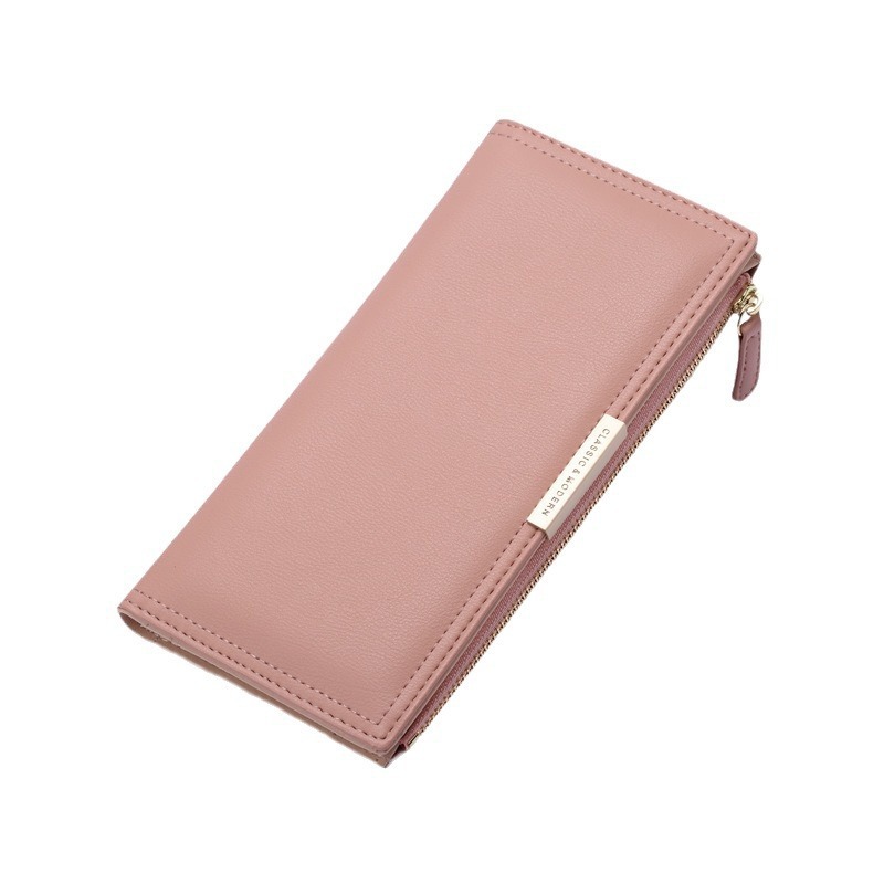 Classic Korean-style fashionable women's long wallet, cross-border best-selling hand-held bag purse, a trendy wallet for foreign trade Item Picture