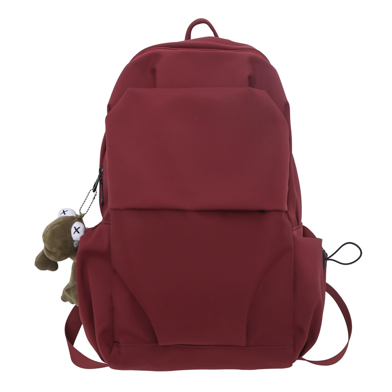 High-end, college-style backpack, large-capacity cross-border bag for male and female college students, computer bag, fashionable travel backpack Item Picture