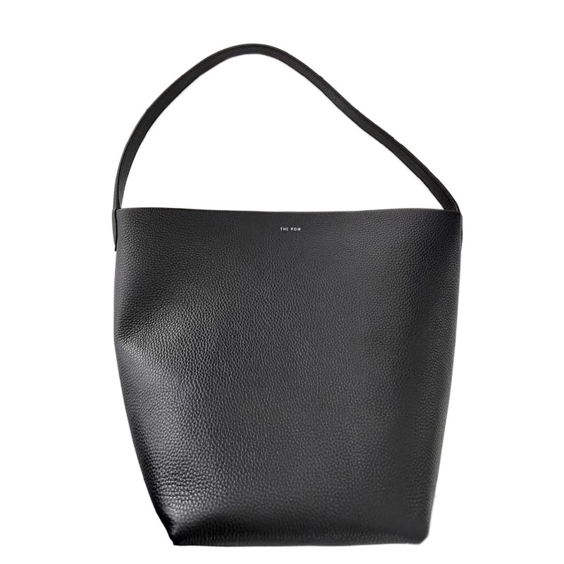 Leather large-capacity bucket bag for women 2024 new style. This year's popular top-grain cowhide niche single-shoulder bag for women's commuting Item Picture