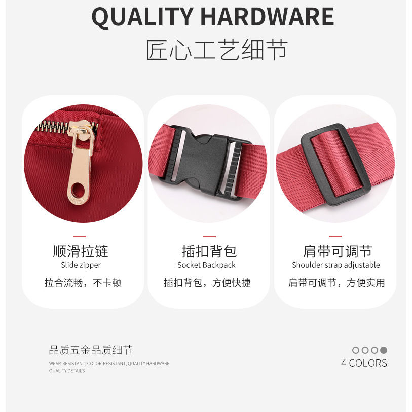 New women's fashionable and trendy waist bag, small change cash register, large-capacity multi-functional waist bag, versatile chest bag wholesale details Picture