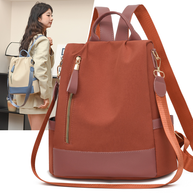 Cross-border anti-theft backpack for women, a new Korean-style high-end large-capacity backpack travel crossbody bag full figure