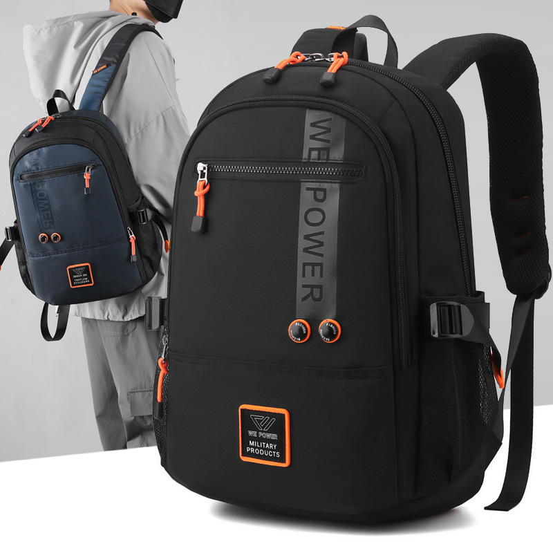 WEPOWER's new casual backpack, large-capacity commuting computer backpack, men's and women's outdoor sports travel bag full figure