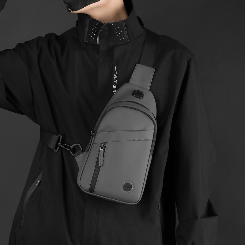 WEPOWER's new crossbody small shoulder bag, chest bag, men's chest bag, single-shoulder crossbody bag, casual backpack and men's bag Specification drawing