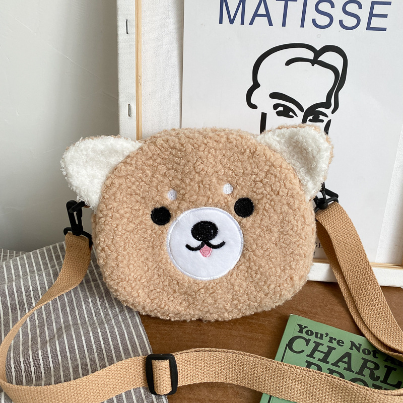 2023 Autumn/Winter New cute doll women's single-shoulder bag, fashionable and stylish crossbody small round bag, student mobile phone bag full figure