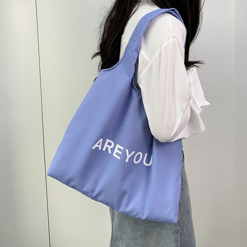 New Korean-style wind mother print single-shoulder bag, large-capacity designer's versatile fabric bag, women's canvas bag, trendy shopping bag details Picture