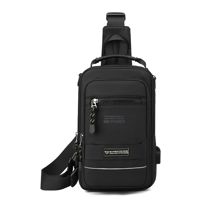 New men's chest bag, outdoor functional crossbody bag, European and American trend single-shoulder bag, multi-functional small backpack, cross-border exclusive supply Item Picture