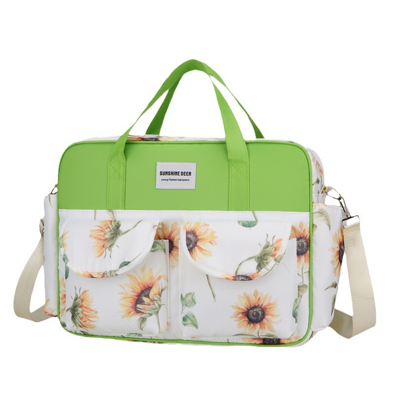 Cross-border exclusive baby products bag, fashionable single-shoulder bag for moms, versatile waterproof maternity bag, multi-functional mommy bag Item Picture