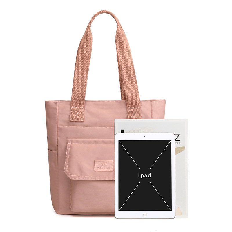 Large-capacity women's fashionable and trendy single-shoulder bag, nylon water-resistant versatile tote bag, Korean-style hand-held shopping bag, trendy Item Picture