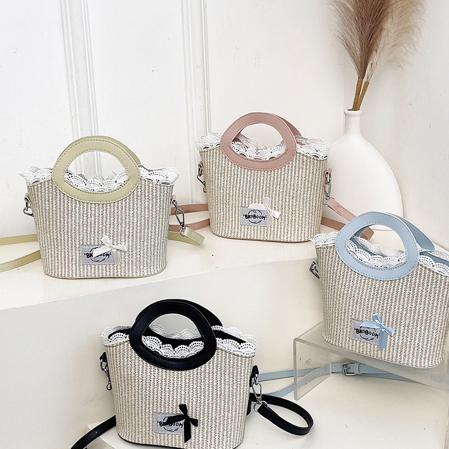 Summer fashion single-shoulder bag for women 2025 New style sweet and girlish hand-held vegetable basket bag stylish and trendy crossbody bag full figure