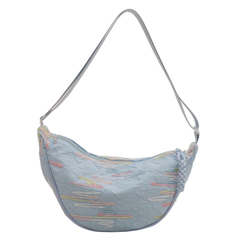 New, fresh, fashionable and simple dumpling bag, versatile large-capacity single-shoulder bag, portable crossbody bag for women wholesale Item Picture