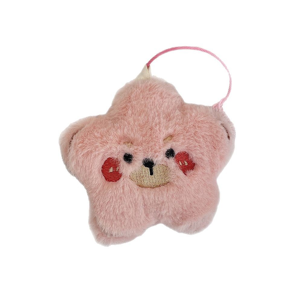 R51191 Cute plush pendant, high appearance level, embroidered expression keychain, bag pendant, student backpack doll Item Picture