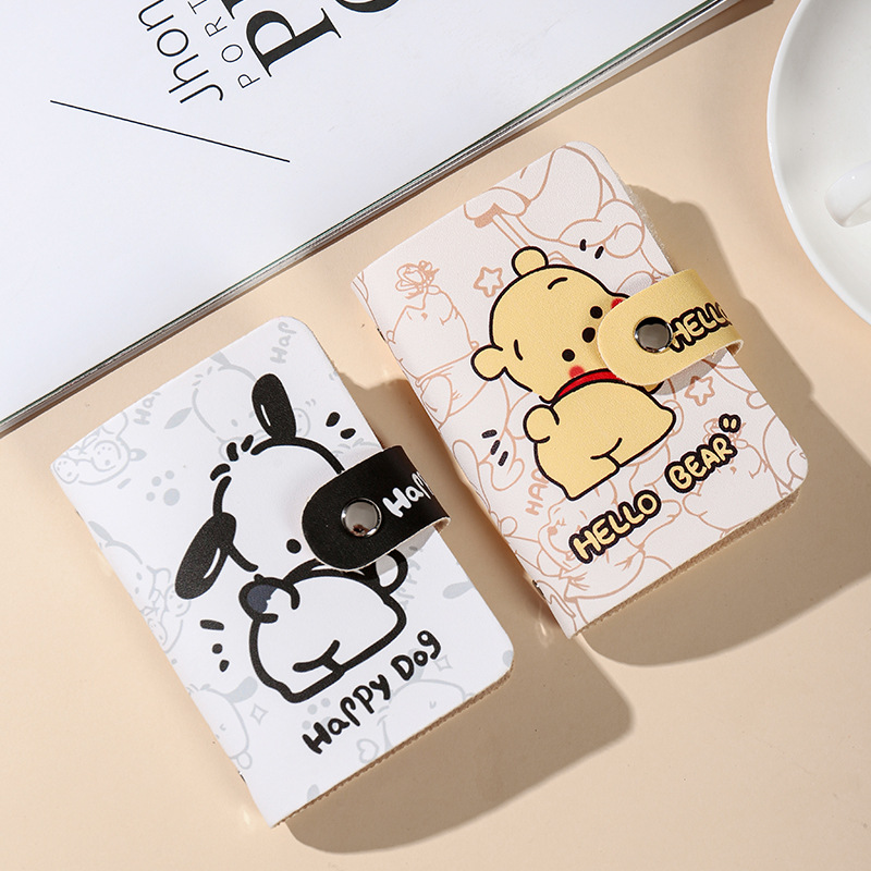 Large-capacity Pacha Dog mini cute multi-slot all-in-one bag for ID card, driver's license, card holder and women's business card holder Specification drawing