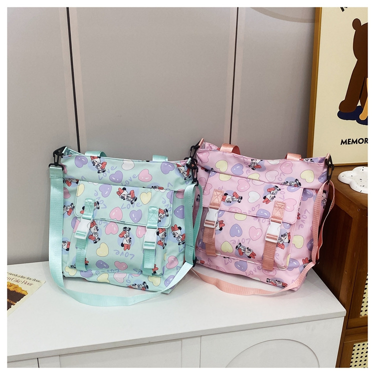 New best-selling student tutorial bags, elegant and fashionable large-capacity single-shoulder bags, fresh and sweet ladies' tote bags wholesale Specification drawing