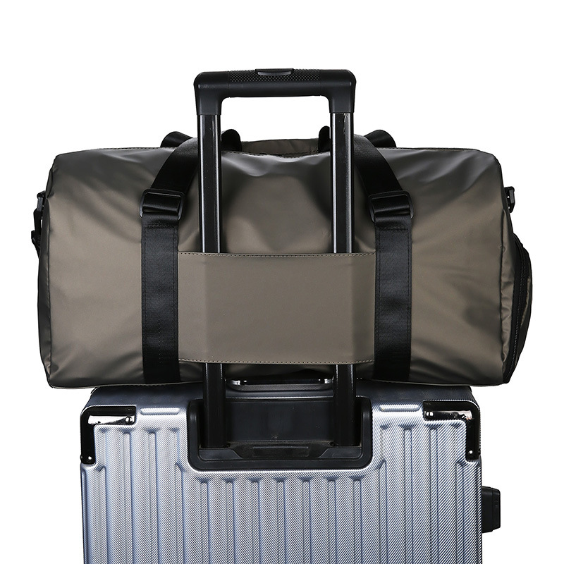 Waterproof men's bag, handle case, hand-held packaging, clothes, fitness bag, dry and wet separation, sports luxury sports backpack details Picture
