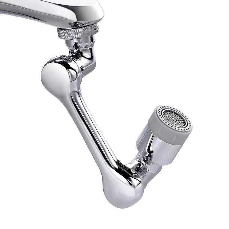 Mechanical arm universal 1080° rotatable faucet, bathroom splash-proof faucet extender, bubble maker, water nozzle Item Picture