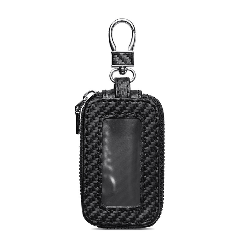 New cross-border universal car key case, window opening car key case, Japanese and Korean zipper mirror window, men's and women's car remote control Item Picture