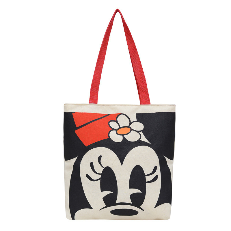 A new 2024 spring collection of cute cartoon color-blocking canvas single-shoulder crossbody change bag for both men and women Item Picture