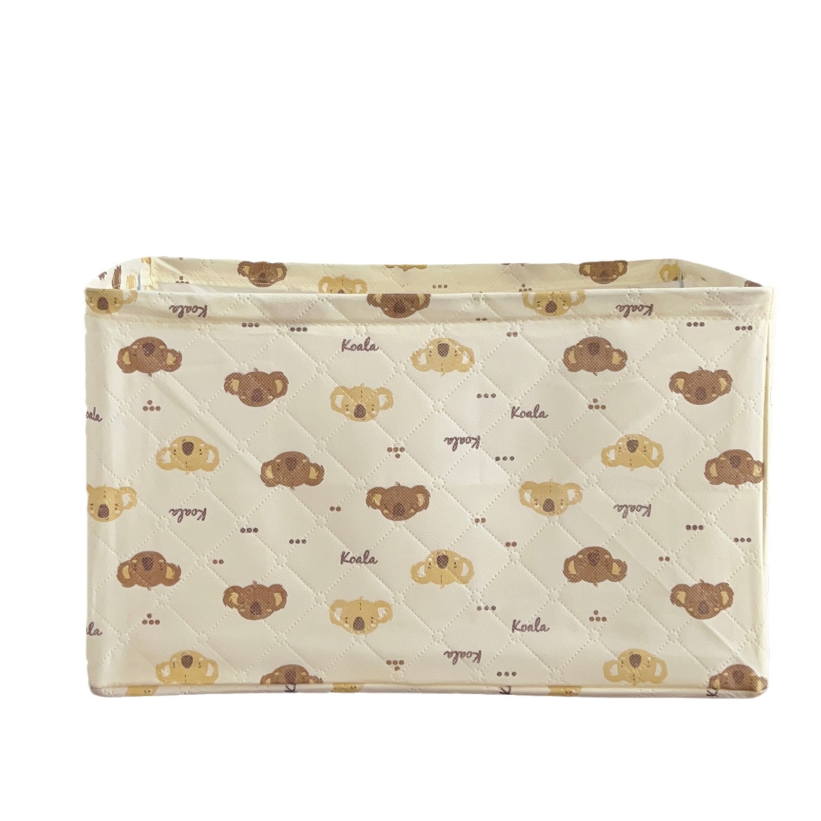Koala clothing storage box, fabric storage, foldable dust-proof cover, bedroom organizing storage basket, storage basket Item Picture
