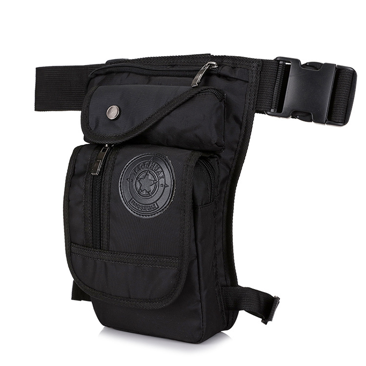 New multi-functional and fashionable nylon leg bag for mountain climbing, outdoor travel and sports, convenient waist and leg bag full figure