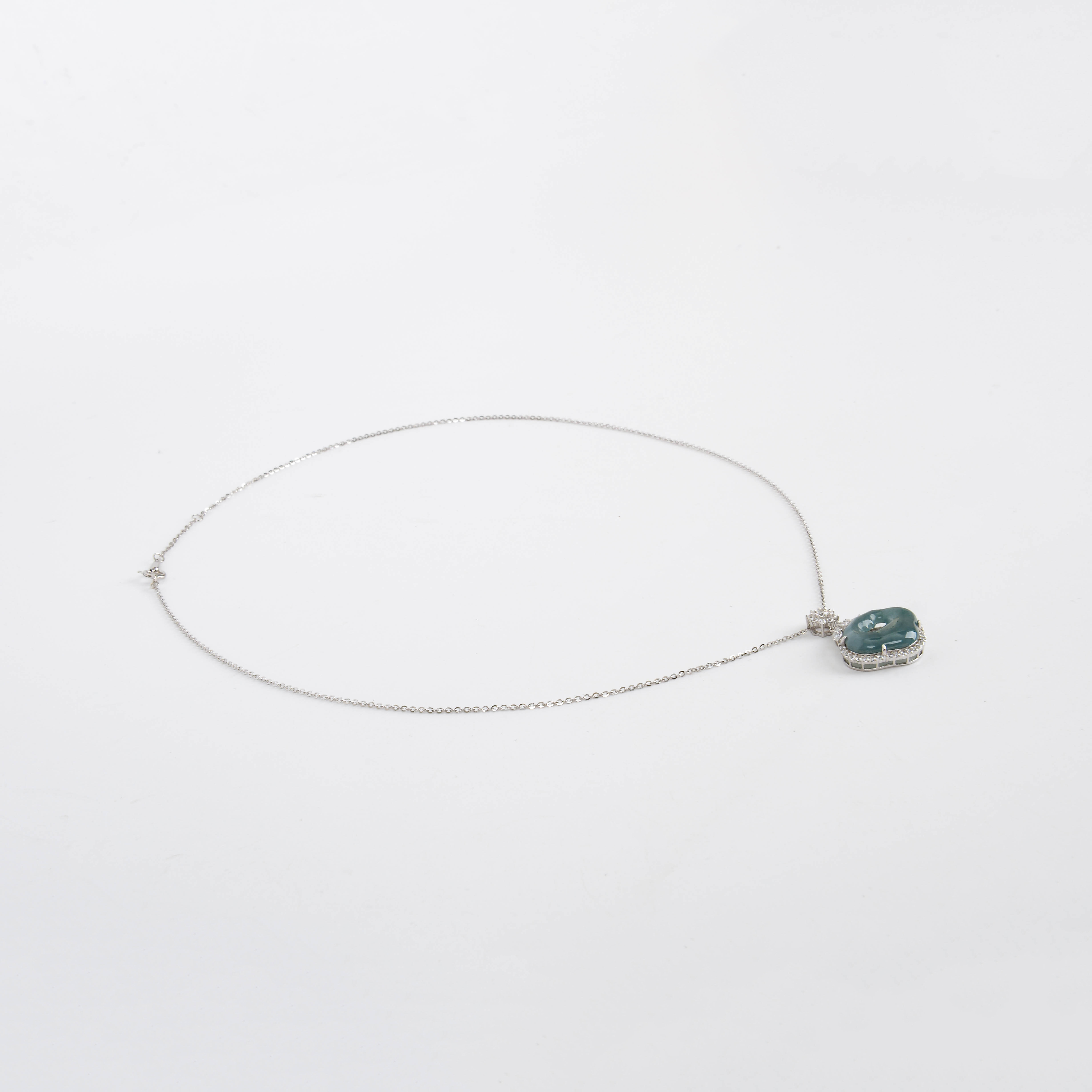 饰品/项链/汽车挂件串珠/四叶草/五金珍珠链细节图