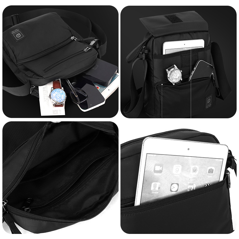 WEPOWER's new simple and fashionable single-shoulder crossbody bag for outdoor light travel, business single-shoulder bag and men's bag Application Scenario