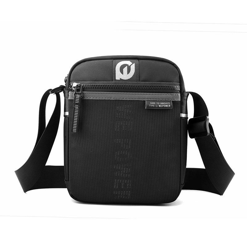 Wepower's new men's nylon single-shoulder bag is a casual and fashionable crossbody bag with a unique and trendy vertical style Item Picture