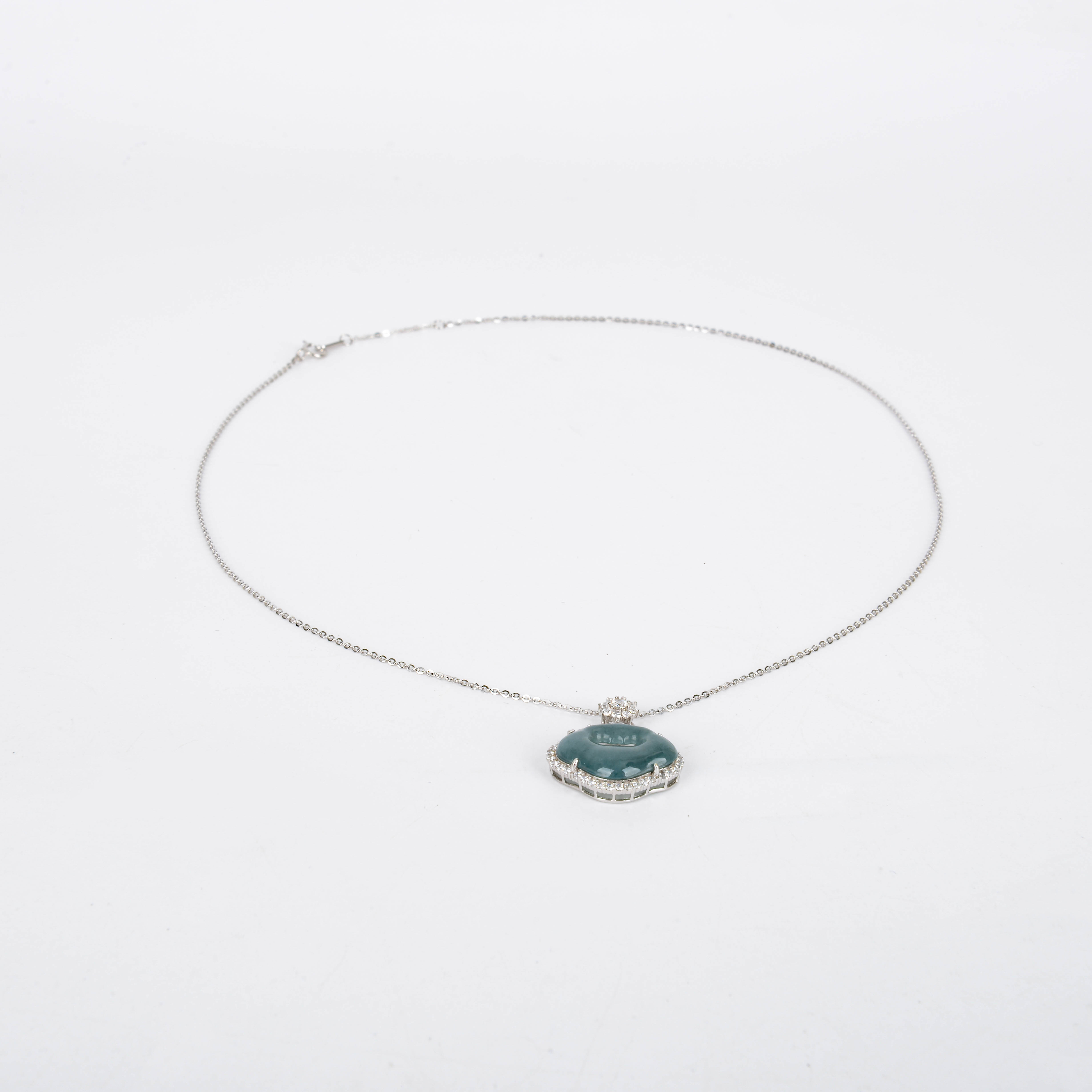 饰品/项链/汽车挂件串珠/四叶草/五金珍珠链产品图