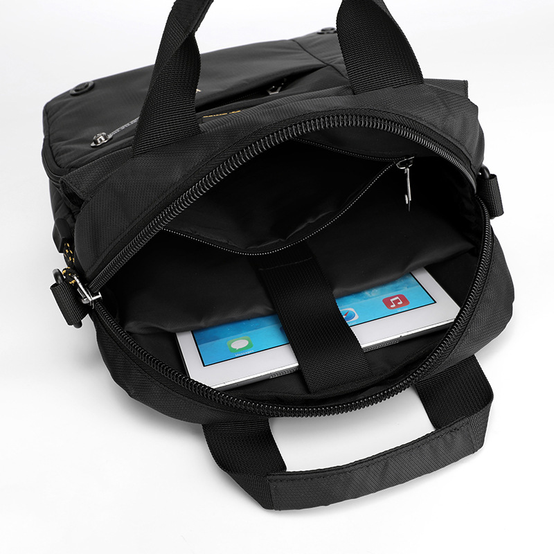 Factory direct sales of new men's outdoor crossbody bags, casual hand-carry men's bags, sports travel backpacks, briefcases for cross-border use Application Scenario