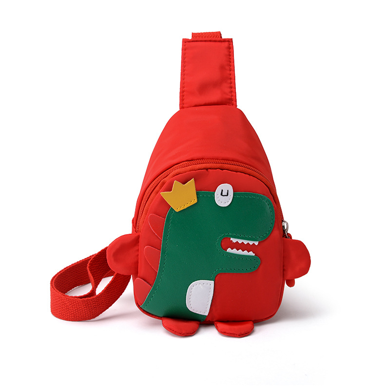 Cute little dinosaur chest bag manufacturer wholesale popular children's mini single-shoulder crossbody bag cartoon loose change accessory bag Item Picture