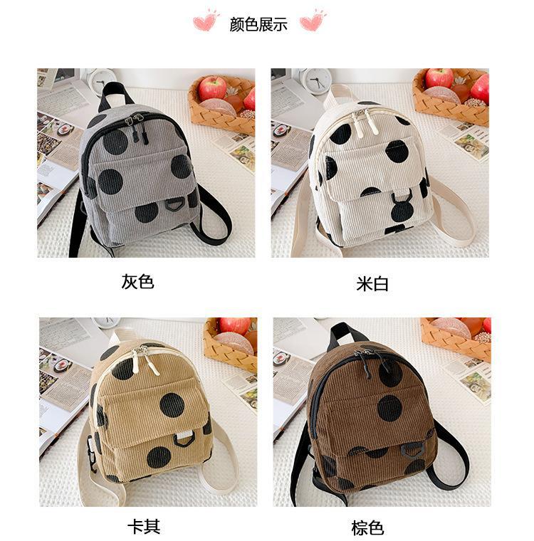 British-style cute and versatile mini single-shoulder small crossbody bag 2023 new style artistic and casual small backpack wholesale Specification drawing