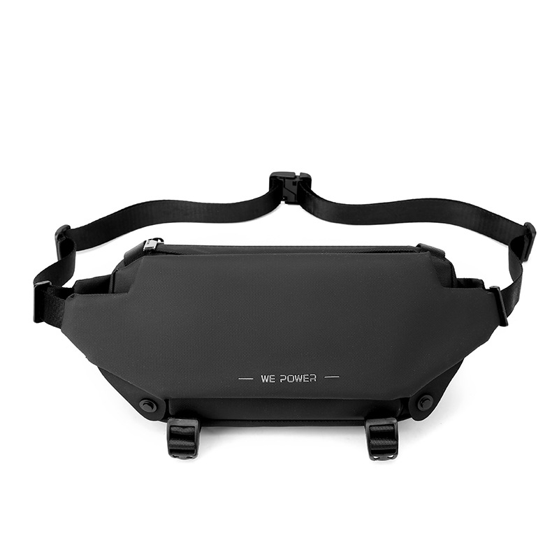 The new WEPOWER crossbody bag for men exudes a high-end feel, featuring an invisible water cup bag, a single-shoulder crossbody bag and a fashionable waist bag Item Picture