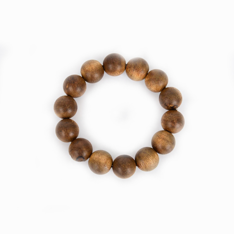 天然金丝楠木老料阴沉佛珠手持链串原木念珠男女士情侣款饰品白底实物图