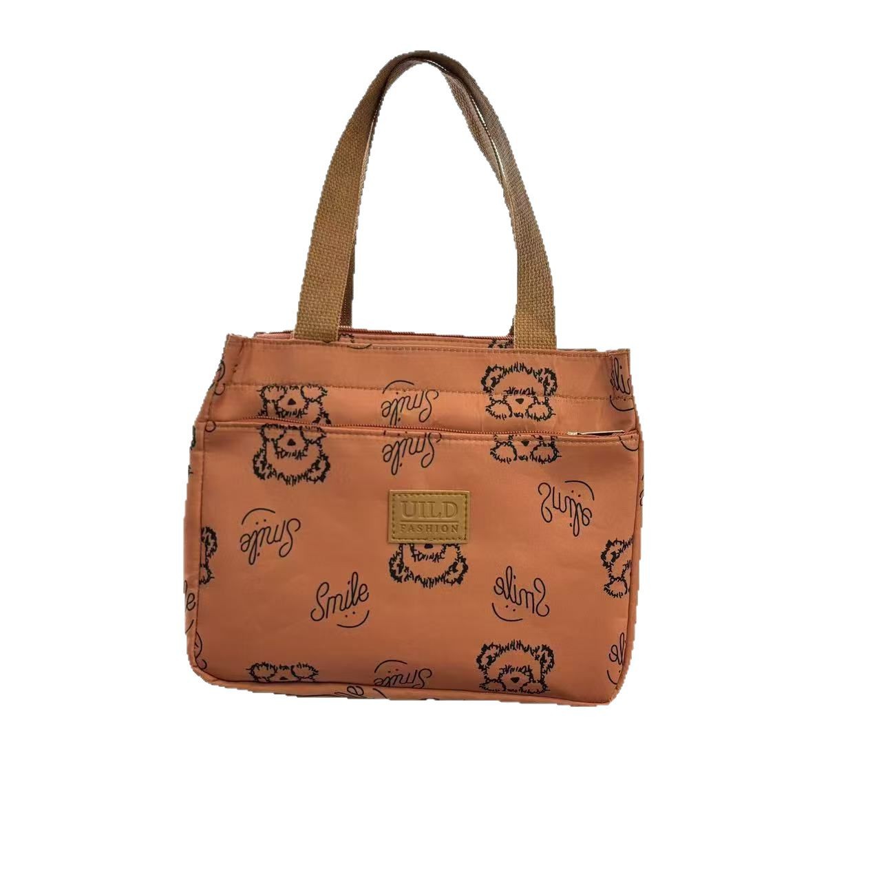 Large-capacity, compact lunch box bag, simple canvas handbag for office workers, bento bag, handbag, versatile new style for students Item Picture