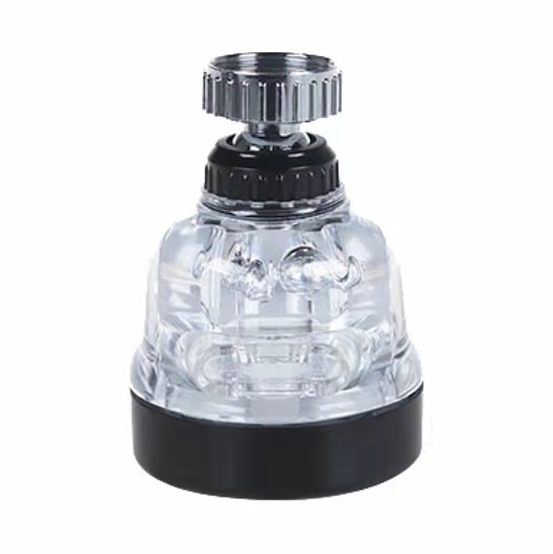 The kitchen faucet connector can be used for universal shower heads, sink washbasins, splash-proof heads, universal extenders and pressure-increasing gadgets Specification drawing