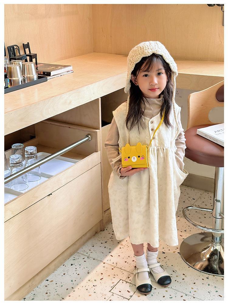 2024 New cute cartoon mini children's crossbody coin purse for kindergartens, Korean version of Korean girls' single-shoulder girls' bag undefined