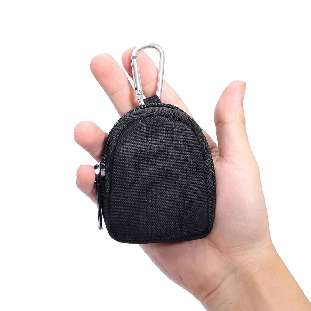 Tactical key case, outdoor triangular buckle, round parts case, headphone case, USB flash drive, USB shield, portable headphone protective case Application Scenario